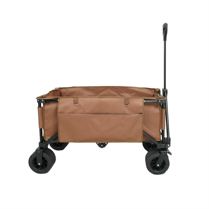 Collapsible کارٹ یوٹیلیٹی سائیڈ بیگ فولڈنگ ویگن