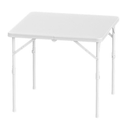 پورٹ ایبل گارڈن وائٹ پلاسٹک فولڈنگ ٹیبل