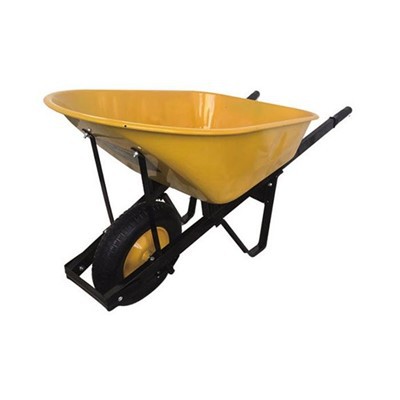 WH6601 ٹھوس ٹائر میٹل وہیل بارو